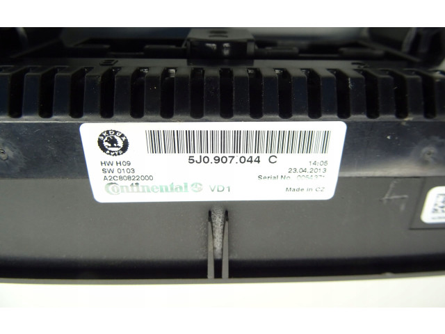 Блок управления климат-контролем 5J0907044C, 5J0907044C Skoda Fabia Mk2 (5J)
