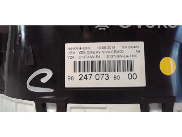 Панель приборов 9822703680   Peugeot 2008 I       