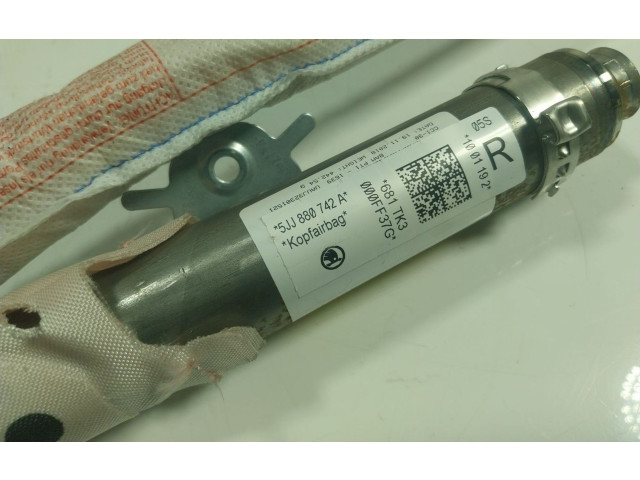 Подушка безопасности двери 5JJ880742A, 5JJ880742A   Skoda Rapid (NH)