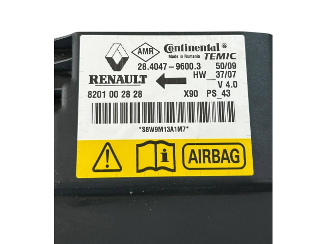 Блок подушек безопасности 28404796003, 8201002828 Dacia Sandero