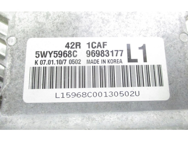 Блок управления двигателем Блок управления 96983177   Chevrolet Astra