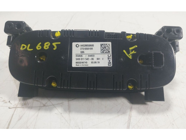 Блок управления климат-контролем A4539050600, A4539050600 Smart ForFour II W453