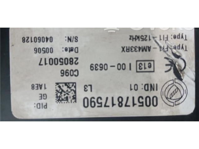   Pojistková skříňka 00517817590, 00517817590   Fiat Punto (199) 2006