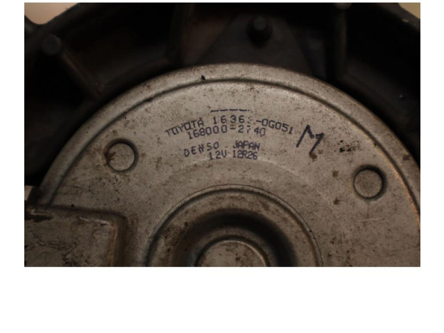 Электрический вентилятор радиаторов 1680002740   Toyota Yaris   