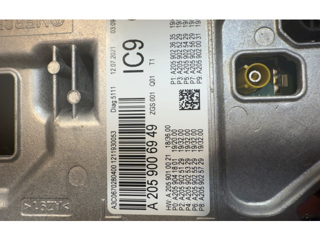 Přístrojová deska Mercedes-Benz GLC X253 C253 2021 A2059006949