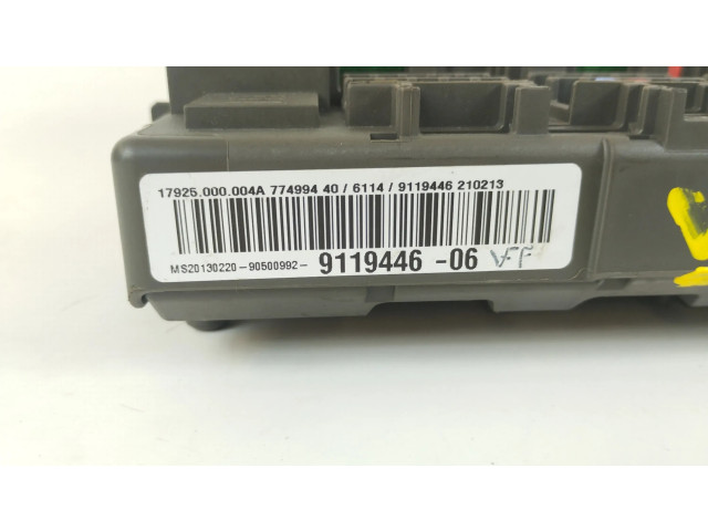 Pojistková skříňka Řídící jednotka BSM 9119446, 17925000004A BMW X1 E84 2013