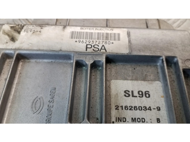 Блок управления двигателя 216260349, 9629372780 Citroen Xsara