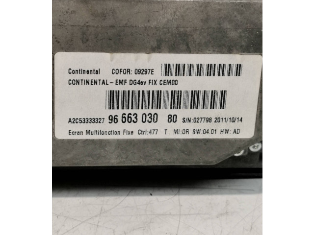 Дисплей 9666303080, 09297E Citroen DS4