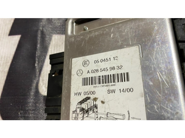 Pojistková skříňka a0285459832, 0285459832 Mercede-Benz S W220 2001
