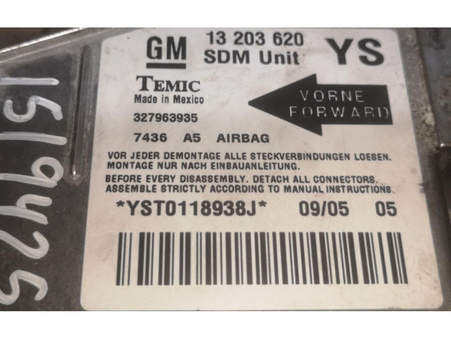 Блок подушек безопасности SLV13203620   Opel Meriva A