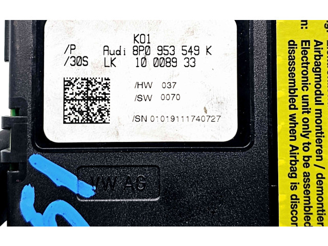 Блок комфорта 8P0953549K Audi A3 S3 A3 Sportback 8P