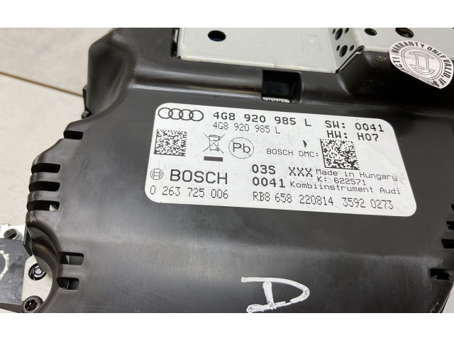 Панель приборов 4G8920934H Audi A7 S7 4G