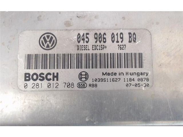 Блок управления (045906019BQ), (0281012708)   Seat Ibiza III (6L)