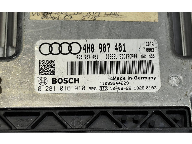 Řídící jednotka 4H0907401, 4G0907401   Audi A8 S8 D4 4H 2011