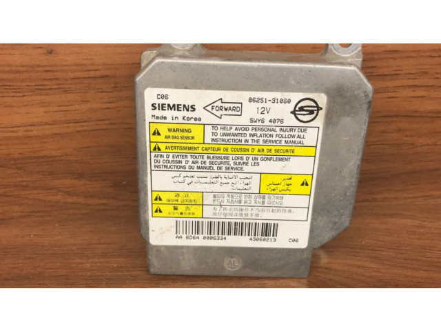 Блок подушек безопасности 8625131060 SsangYong Actyon