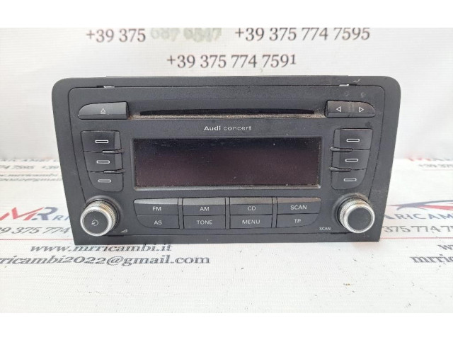 Турбина Радио/ проигрыватель CD/DVD / навигация Audi A3 S3 8P  8P0035186S, 8P0035186S         