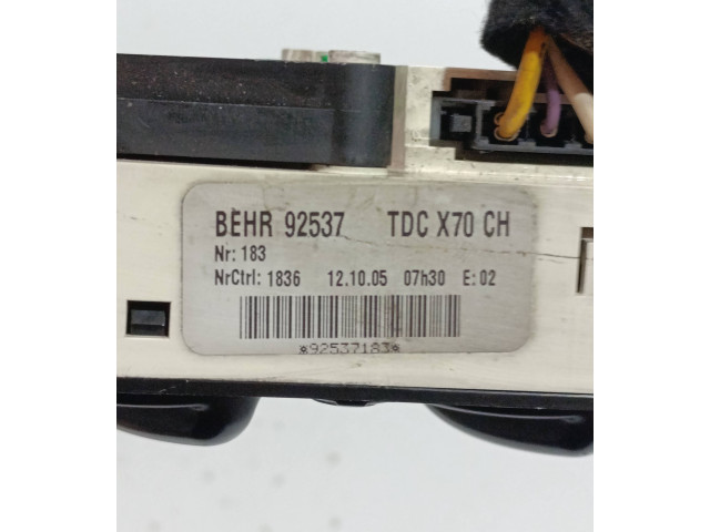 Блок управления кондиционера воздуха / климата/ печки (в салоне) TDCX70CH, 92537183   Opel Movano A