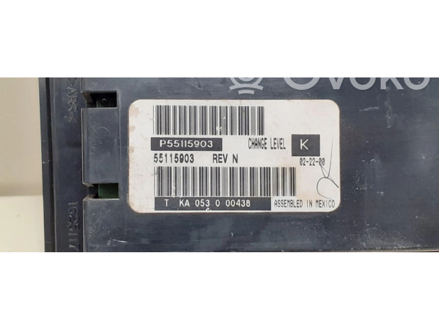 Блок управления климат-контролем P55115903   Jeep Grand Cherokee (WJ)