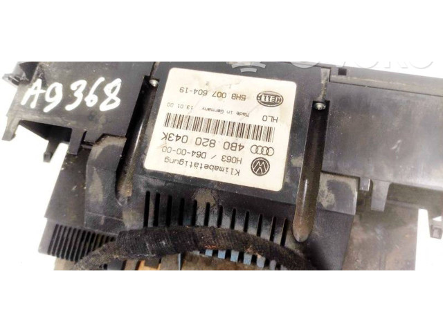 Блок управления климат-контролем 4B0820043K, 5HB00760419   Audi A6 S6 C5 4B