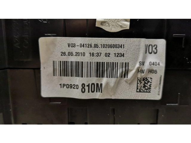 Přístrojová deska  Seat Leon (1P) 2012 1P0920810M  