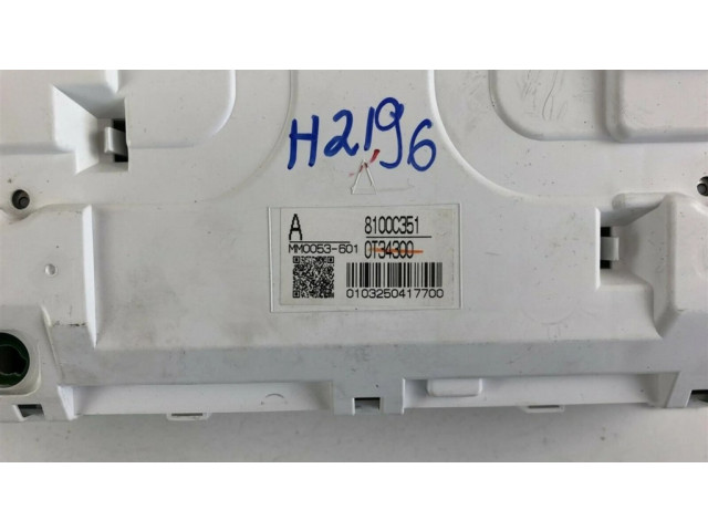 Панель приборов MM0053601, H2196   Mitsubishi ASX       
