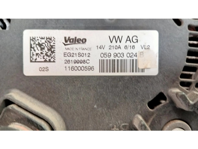 Генератор 059903024, APG Audi Q7 4M 3.0