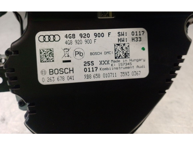 Přístrojová deska Audi A6 C7 2011 4G8920900F, 4G8920900FX