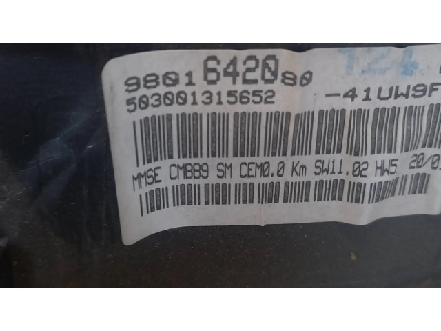 Панель приборов 9801642080, 503001315652   Citroen Jumpy       