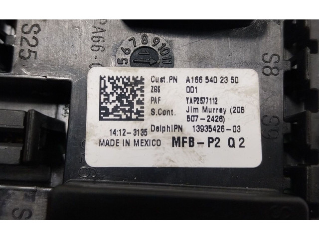 Pojistková skříňka Řídící jednotka BSM A1665402350, A1665402350 Mercedes-Benz GLE (W166 - C292) 2016