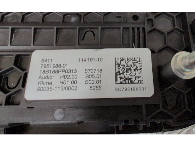 Блок управления климат-контролем 795198601, 795198601   BMW X3 G01