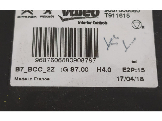 Блок управления 9687606680, T911615 Citroen DS4
