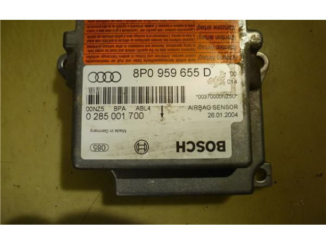 Блок подушек безопасности 8P0959655D, 285001700 Audi A3 S3 8P
