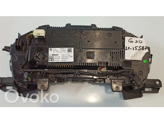 Přístrojová deska BMW 3 G20 G21 2018 023381, 8723301