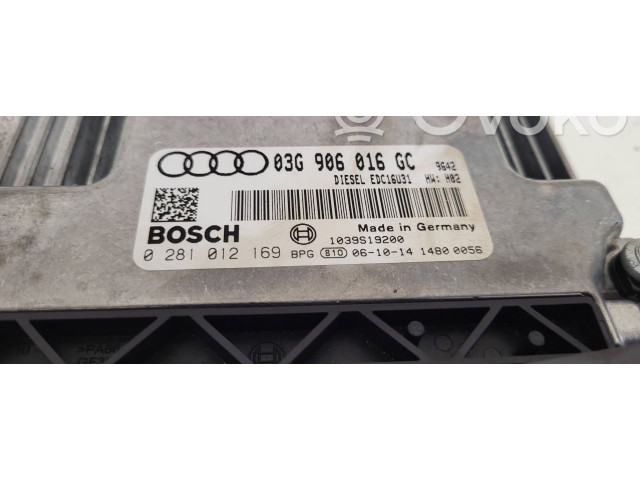 Řídící jednotka 03G906016GC, 1039S19200 Audi A6 S6 C6 4F 2006