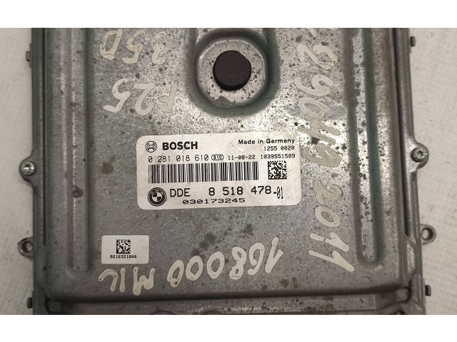 Řídící jednotka 8518478, 13618518478   BMW X3 F25 2015