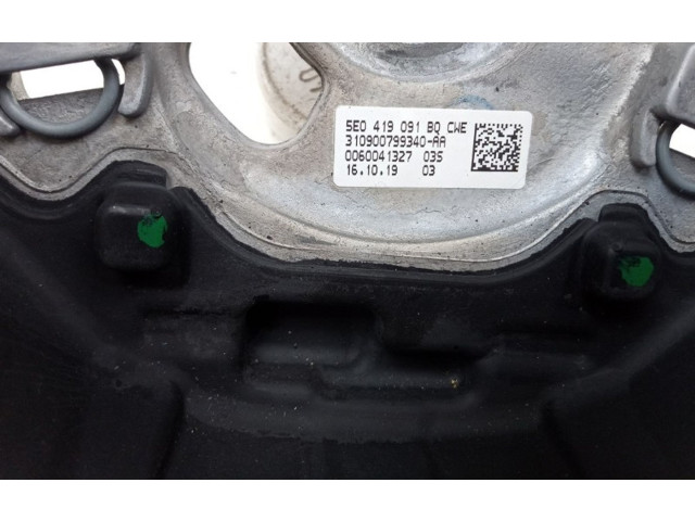 Руль Skoda Fabia Mk2 (5J)  2007 - 2014 года 5E0419091BQ, 5E0419091BQ      