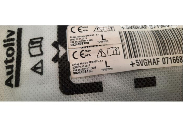 Подушка безопасности в сиденье 9824762480, 3397022076 Citroen C5 Aircross