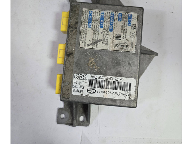 Блок подушек безопасности 5WK43160, 77960ScAG931M3 Honda CR-V