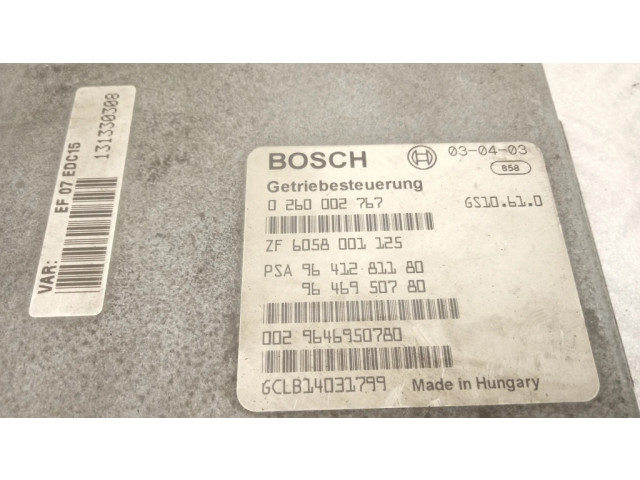 Блок управления коробкой передач 0260002767 Citroen C5