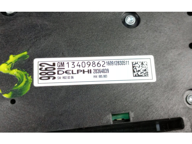 Блок управления климат-контролем 13435148   Opel Meriva B