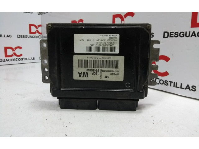 Блок управления двигателем Блок управления 96435559, CENTRALITAMOTORUCE Daewoo Kalos