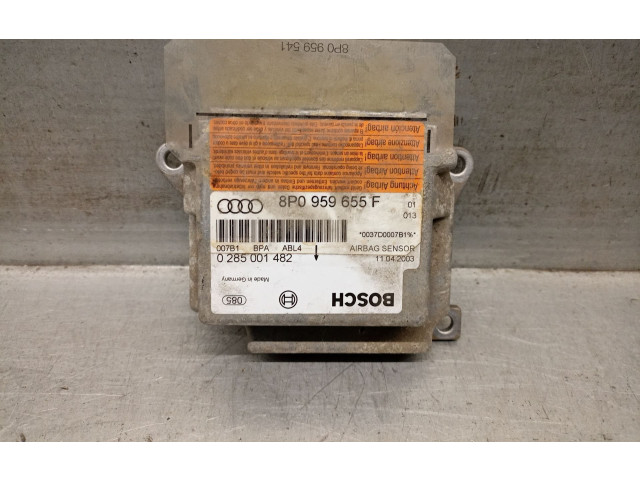 Блок подушек безопасности 8P0959655F, 0285001482BOSCH   Audi A3 S3 8L