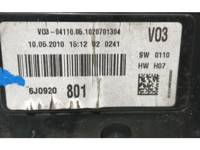 Přístrojová deska  Seat Ibiza IV (6J,6P) 2010 6J0920801, A2C53332250  