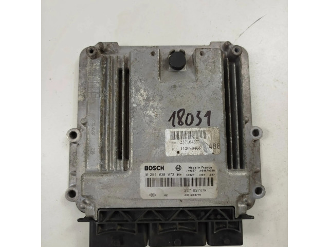 Блок управления двигателя 23710274R, 0281030973 Renault Captur