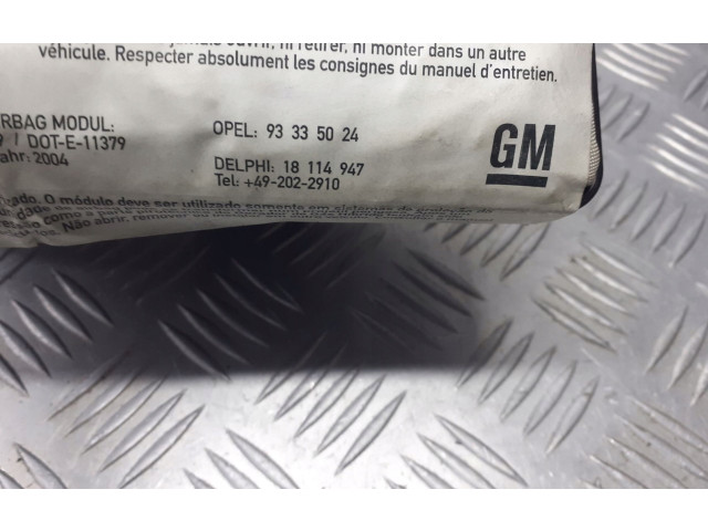 Подушка безопасности водителя 93335024   Opel Meriva A
