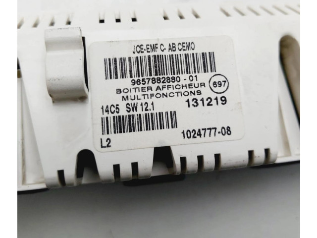 Дисплей 9657882880 Citroen Berlingo