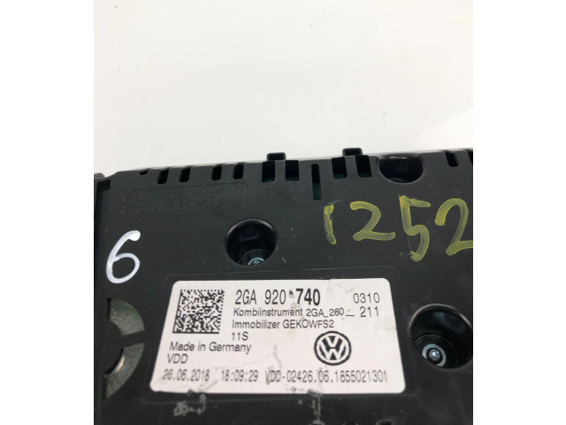 Přístrojová deska Volkswagen T-Roc 2019 2GA920740