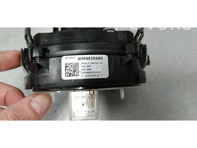 Полоса надувных подушек (кольцо srs) Audi A6 S6 C7 4G 2011 - 2018 года 4H0953568K