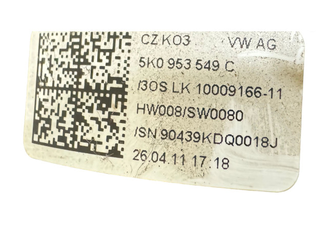 Подрулевой шлейф SRS 5K0953549C, 1000916611 Volkswagen Caddy