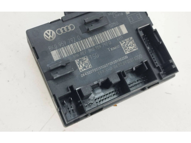 Блок управления дверью 8K0959792D   Audi Q5 SQ5